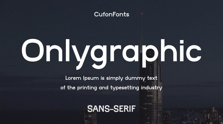 Onlygraphic Font Family