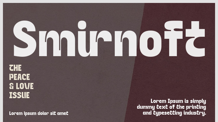 Smirnoft Font