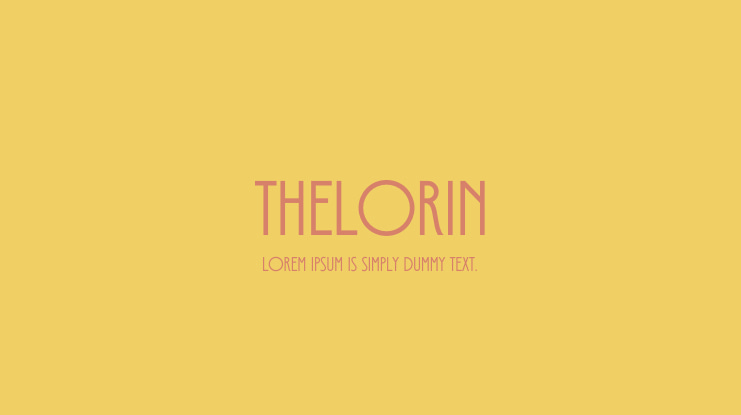 Thelorin Font