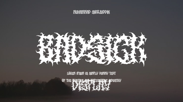 Badsick Font