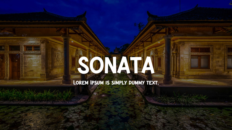 SONATA Font