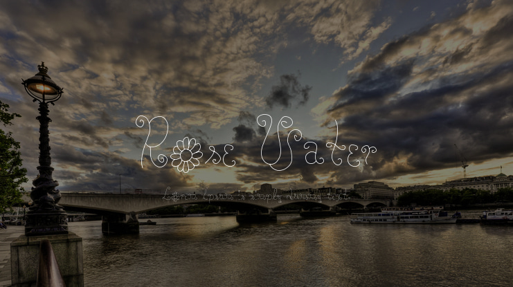 Rose Water Font