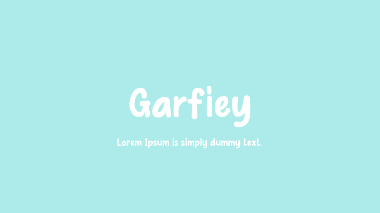 Garfiey Font