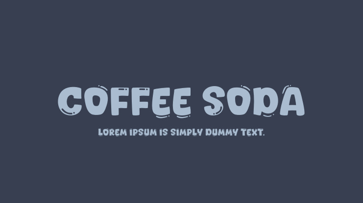 Coffee Soda Font