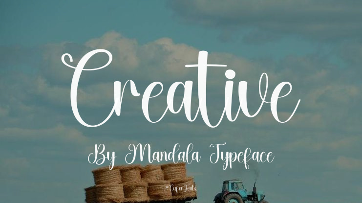 Creative By Mandala Font