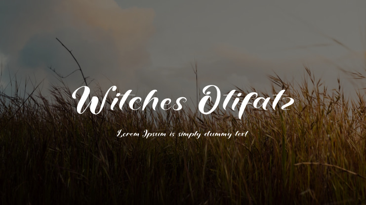 Witches Otifatz Font