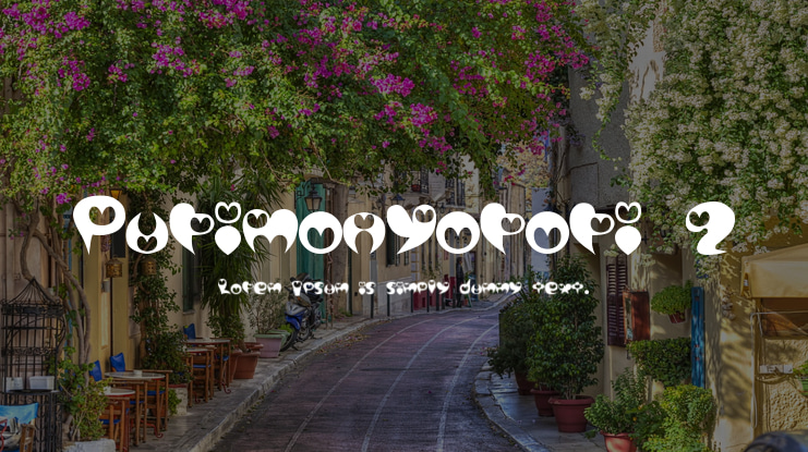 Purimonyorori 2 Font