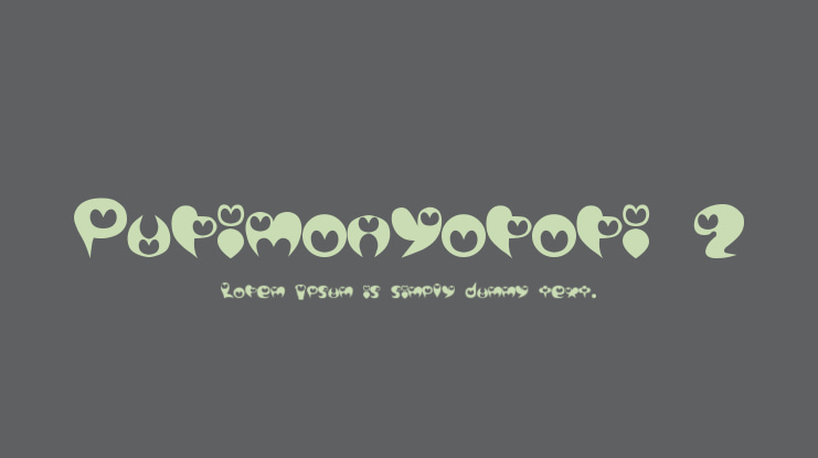 Purimonyorori 2 Font