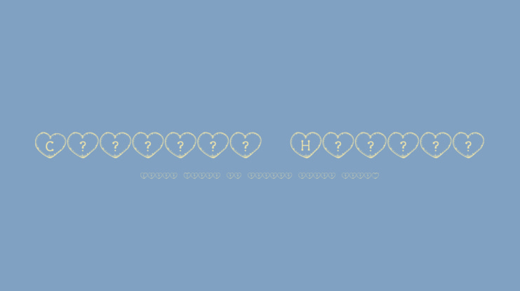 Country Hearts Font