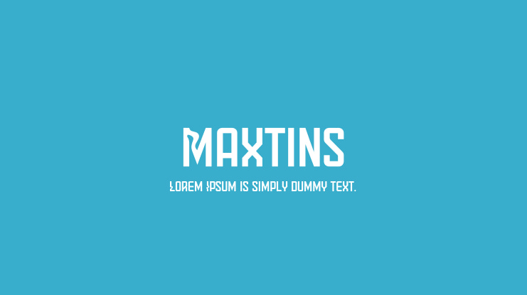 Maxtins Font