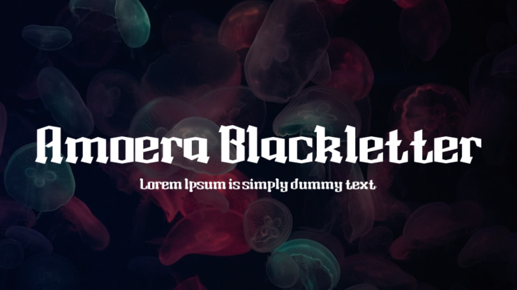 Amoera Blackletter Font