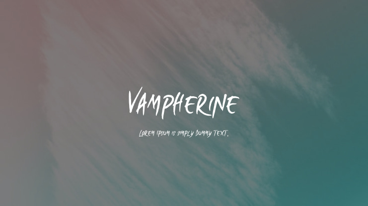 Vampherine Font