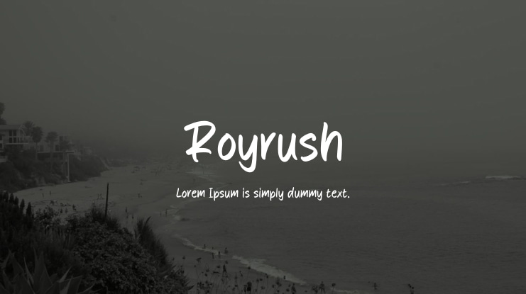 Royrush Font