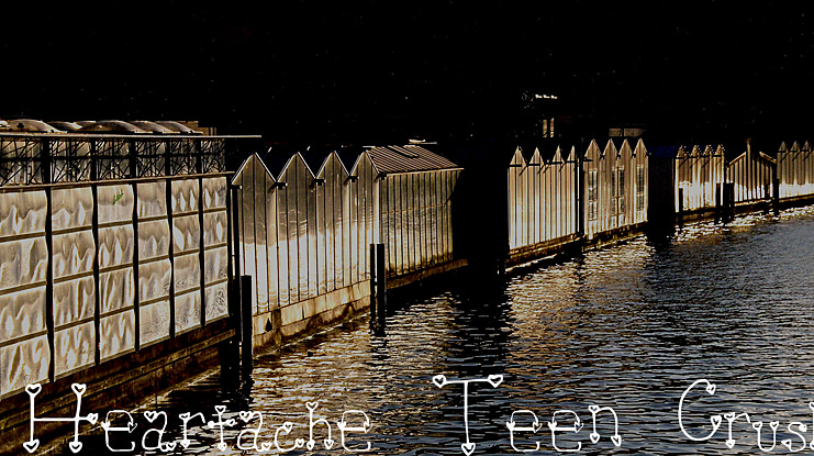 Heartache Teen Crush Font