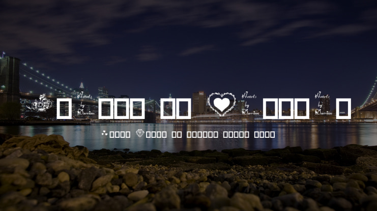 Hearts by Darrian Font