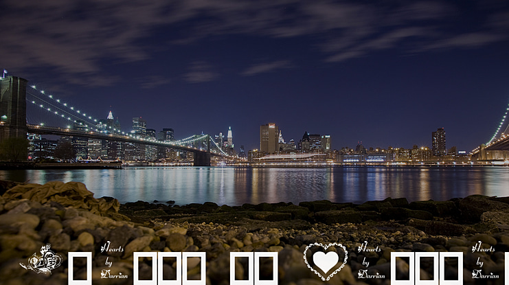 Hearts by Darrian Font