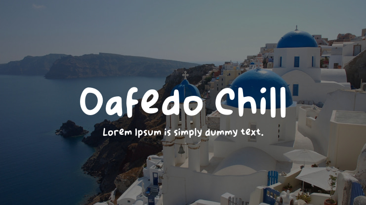 Oafedo Chill Font