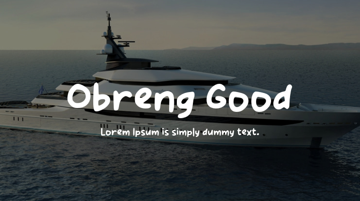 Obreng Good Font