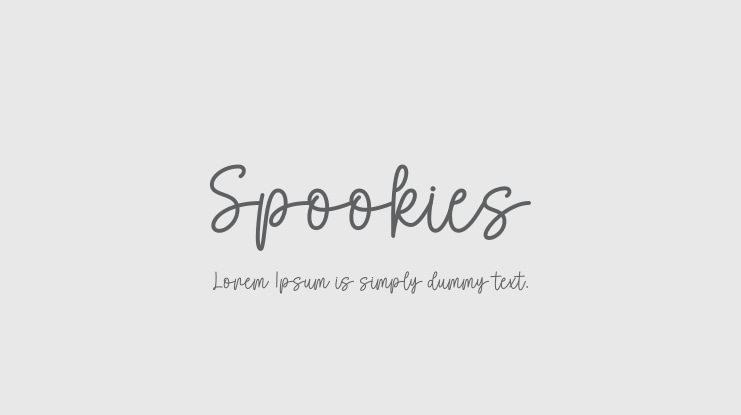 Spookies Font Family