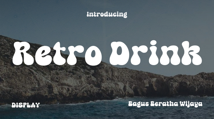 Retro Drink Font