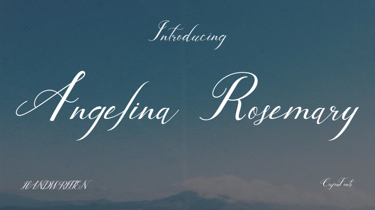 Angelina Rosemary Font
