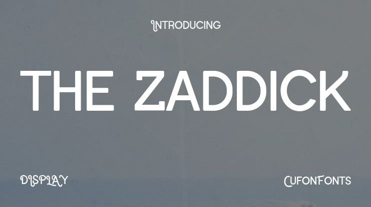 the zaddick Font Family