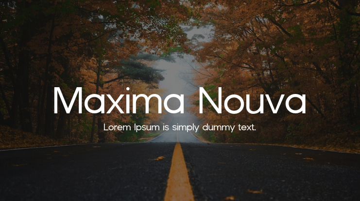 Maxima Nouva Font Family