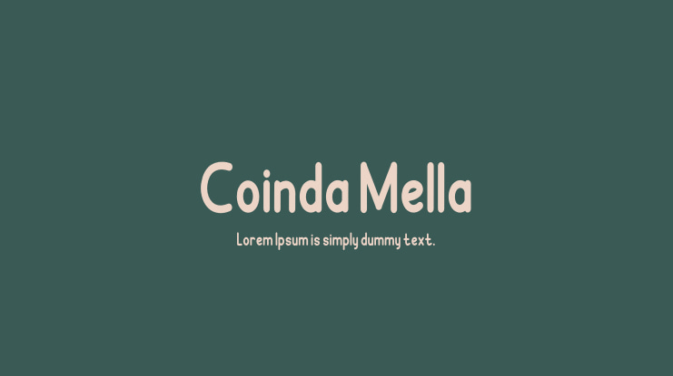 Coinda Mella Font