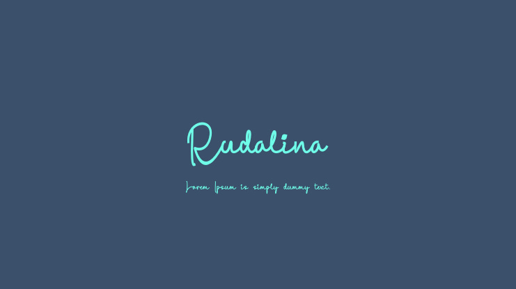 Rudalina Font