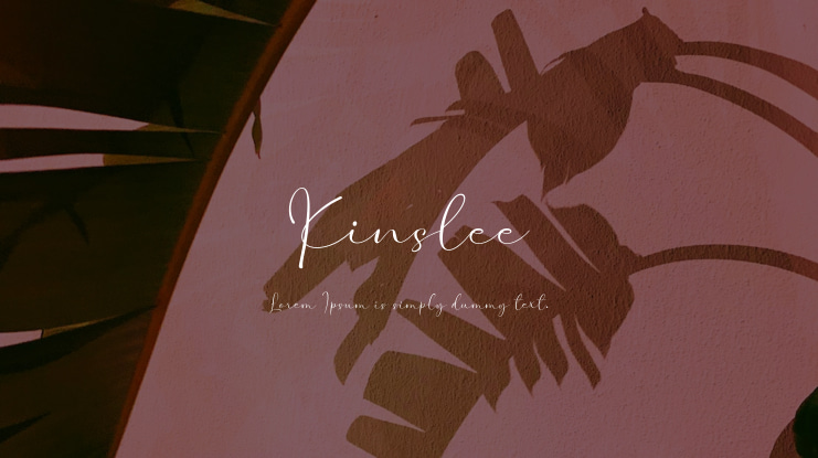 Kinslee Font