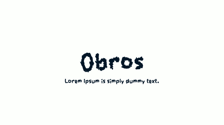 Obros Font