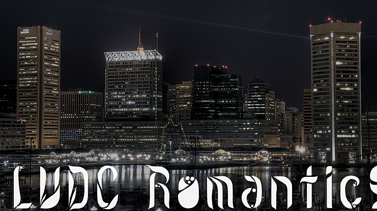 LVDC Romantic 9 Font