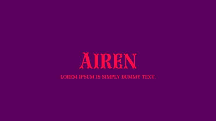 Airen Font