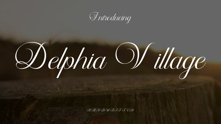 Delphia Village Font