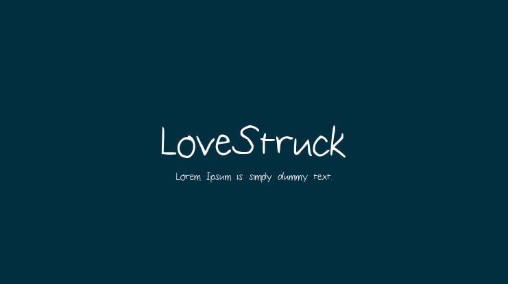 LoveStruck Font