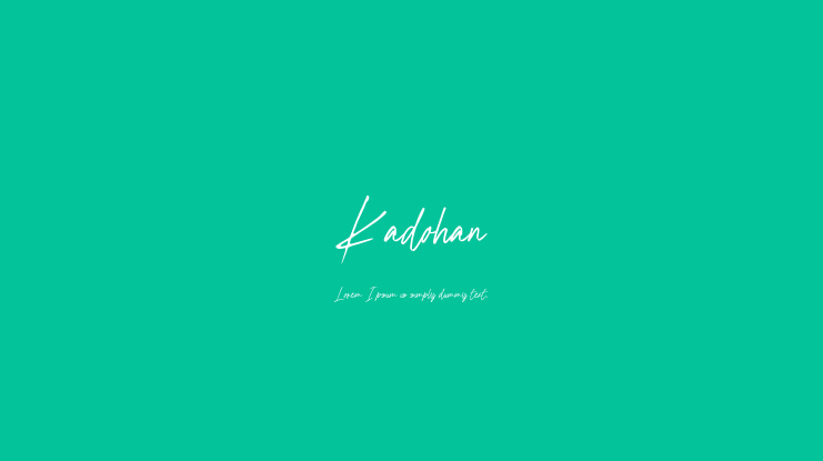 Kadohan Font