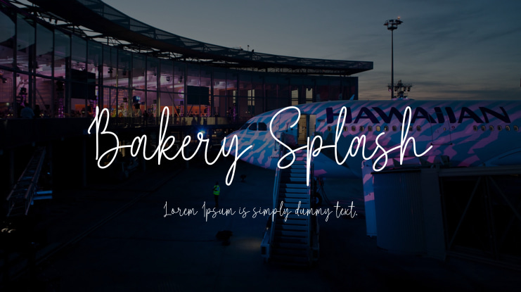 Bakery Splash Font