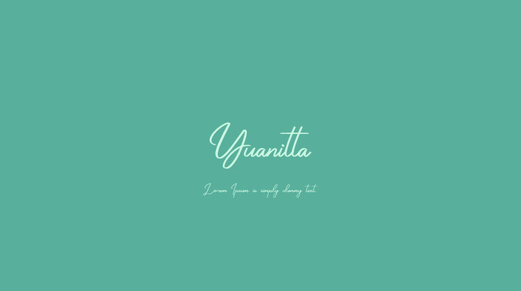 Yuanitta Font