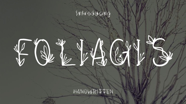 FOLIAGIS Font