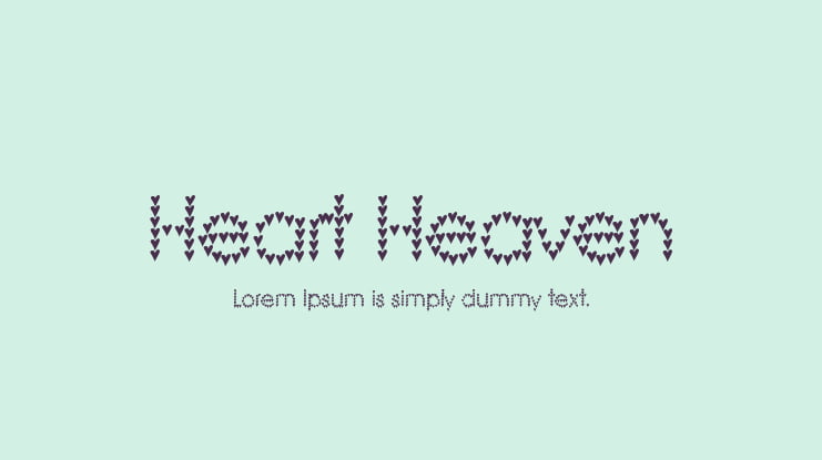 Heart Heaven Font