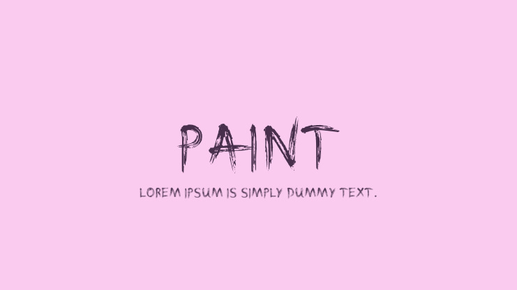 paint Font
