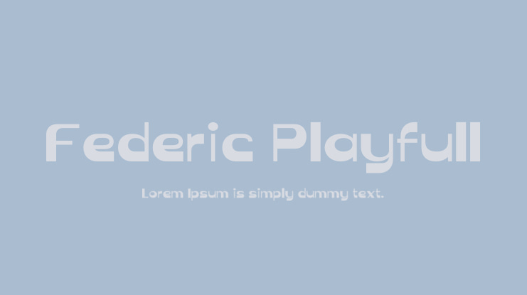 Federic Playfull Font