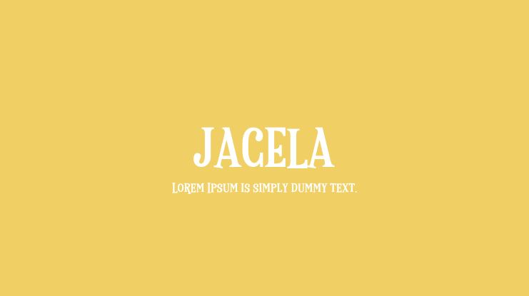 JACELA Font