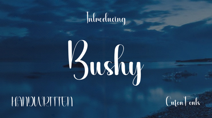 Bushy Font