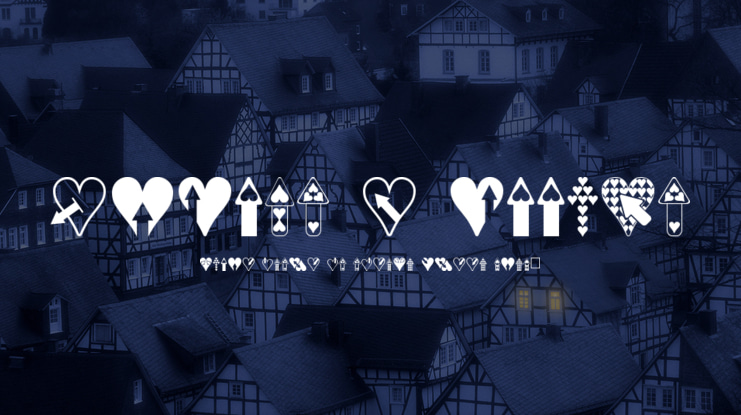 Hearts n Arrows Font