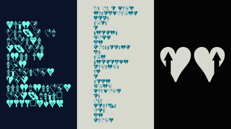 Hearts n Arrows Font