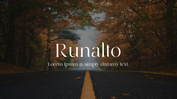 Runalto Font
