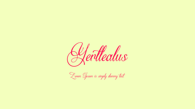 Yertlealus Font