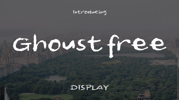 Ghoust free Font