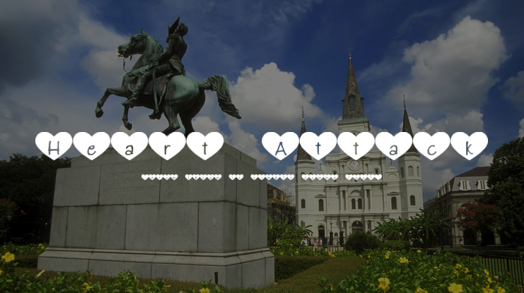 Heart Attack Font